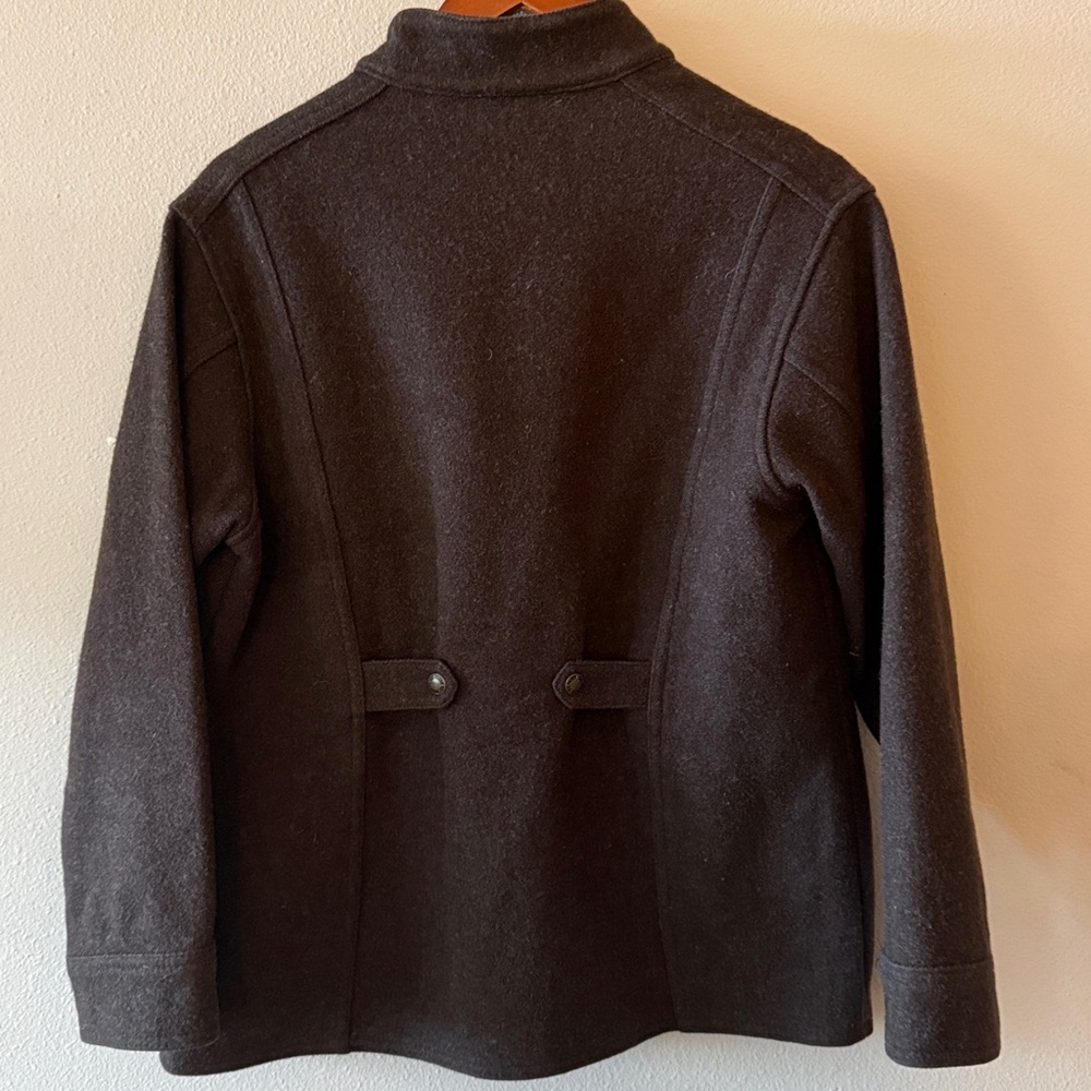 Rare Vintage USA C.C. Filson Virgin Wool Mackinaw Cruiser brown Women’n Jacket m - Picture 6 of 11